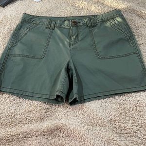 Olive shorts